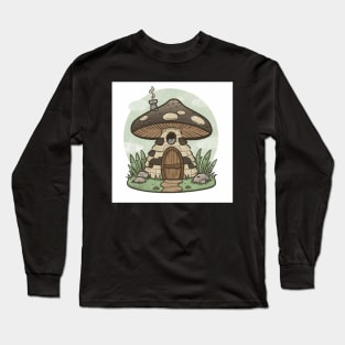 Speckled Mushroom Cottage Long Sleeve T-Shirt